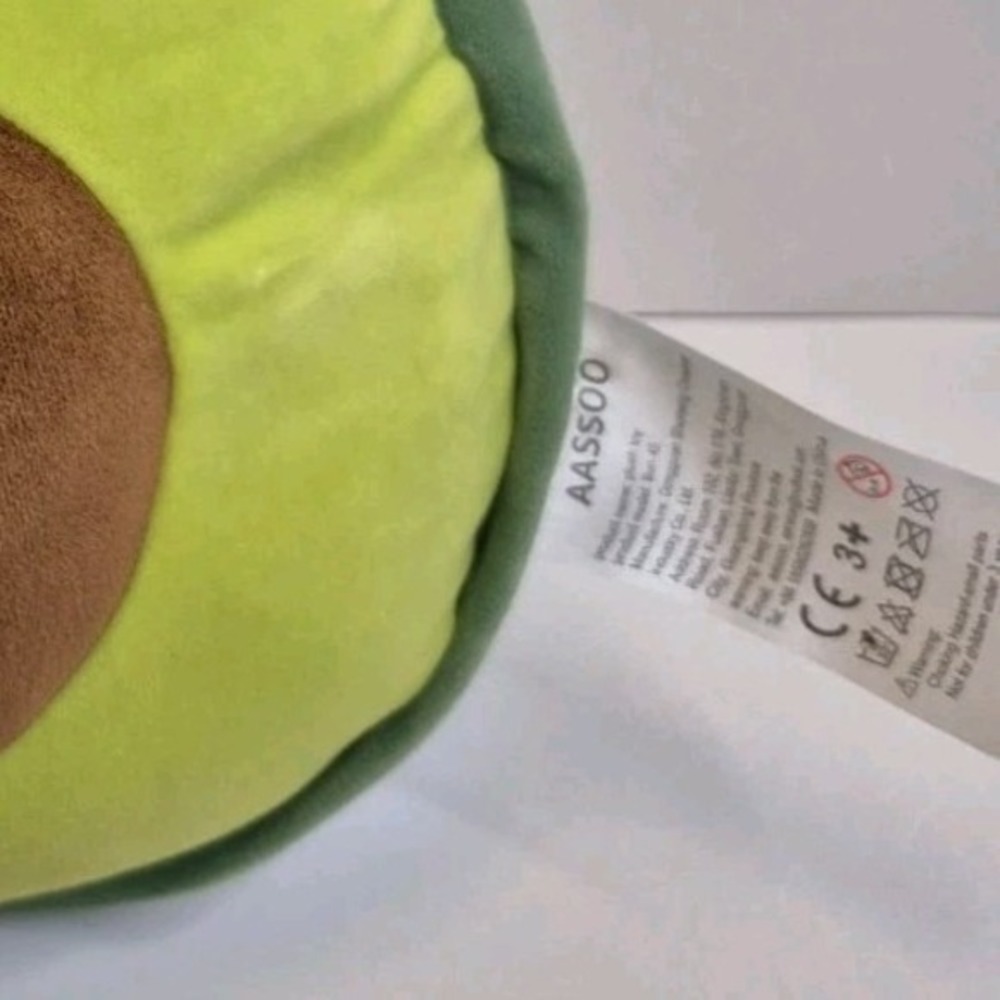 16.5 Inch Snuggly Stuffed Avocado Fruit Soft‎ Plush Toy Hugging Pillow Gifts - Picture 5 of 5